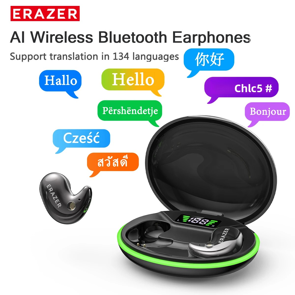 Earbuds Charging Case - Audífonos Bluetooth Intrauditivos EARZER XF58 con