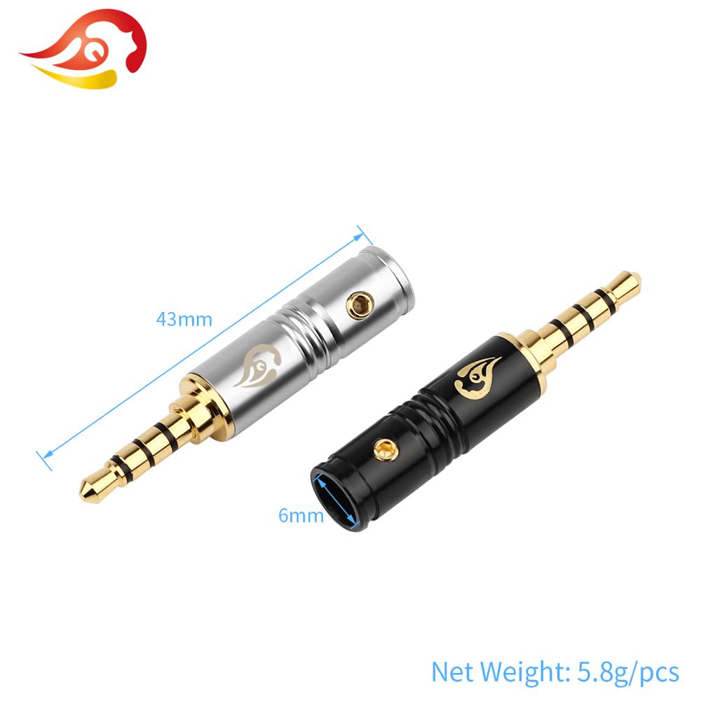 QYFANG-adaptador de enchufe pa - Audiophile Headphone Wired reseña y precio