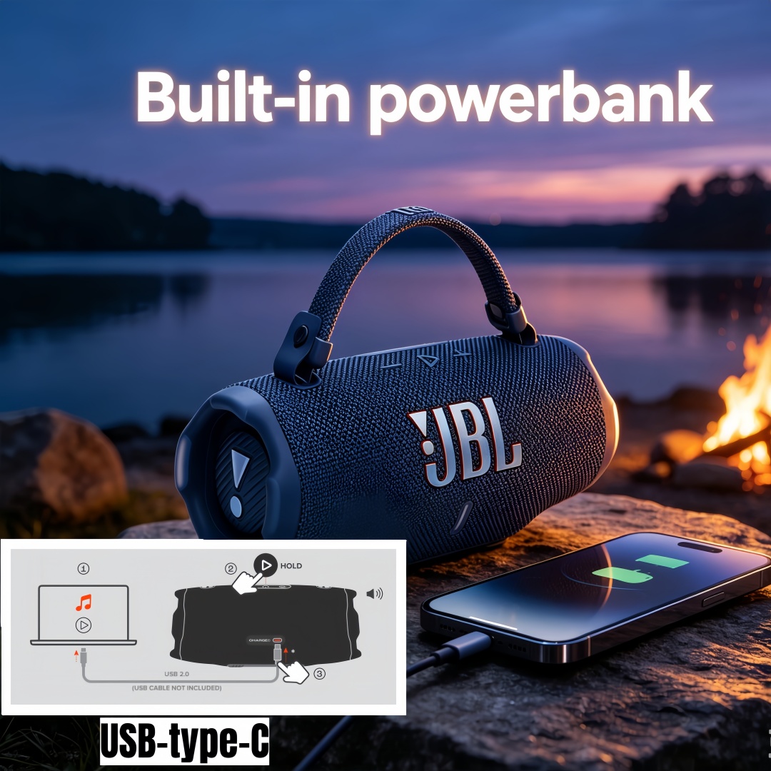 Altavoz Bluetooth Portátil JBL - Jbl Speaker Charge 5 reseña y precio
