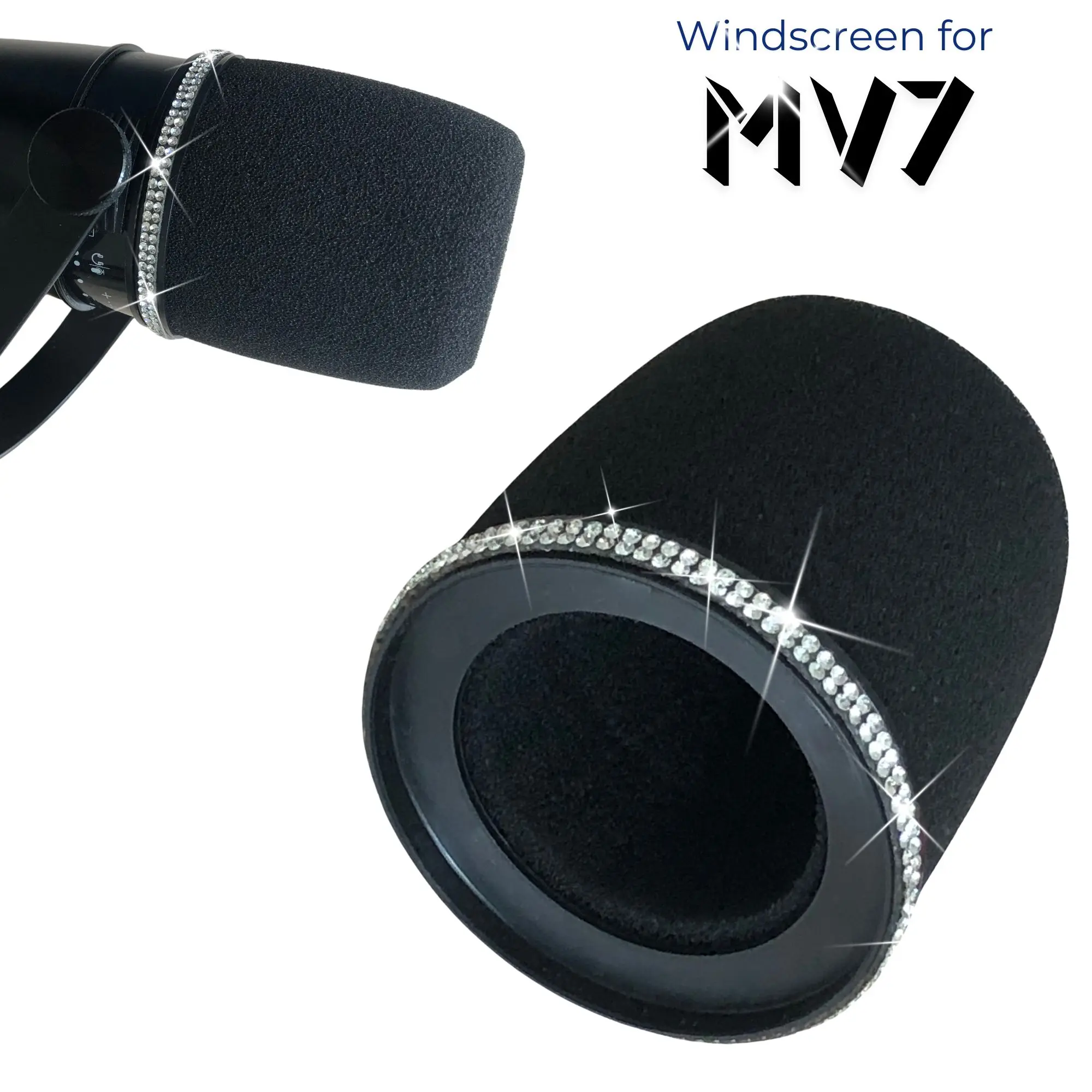 Filtro Pop de espuma brillante - Shure Mic Mv7 reseña y precio